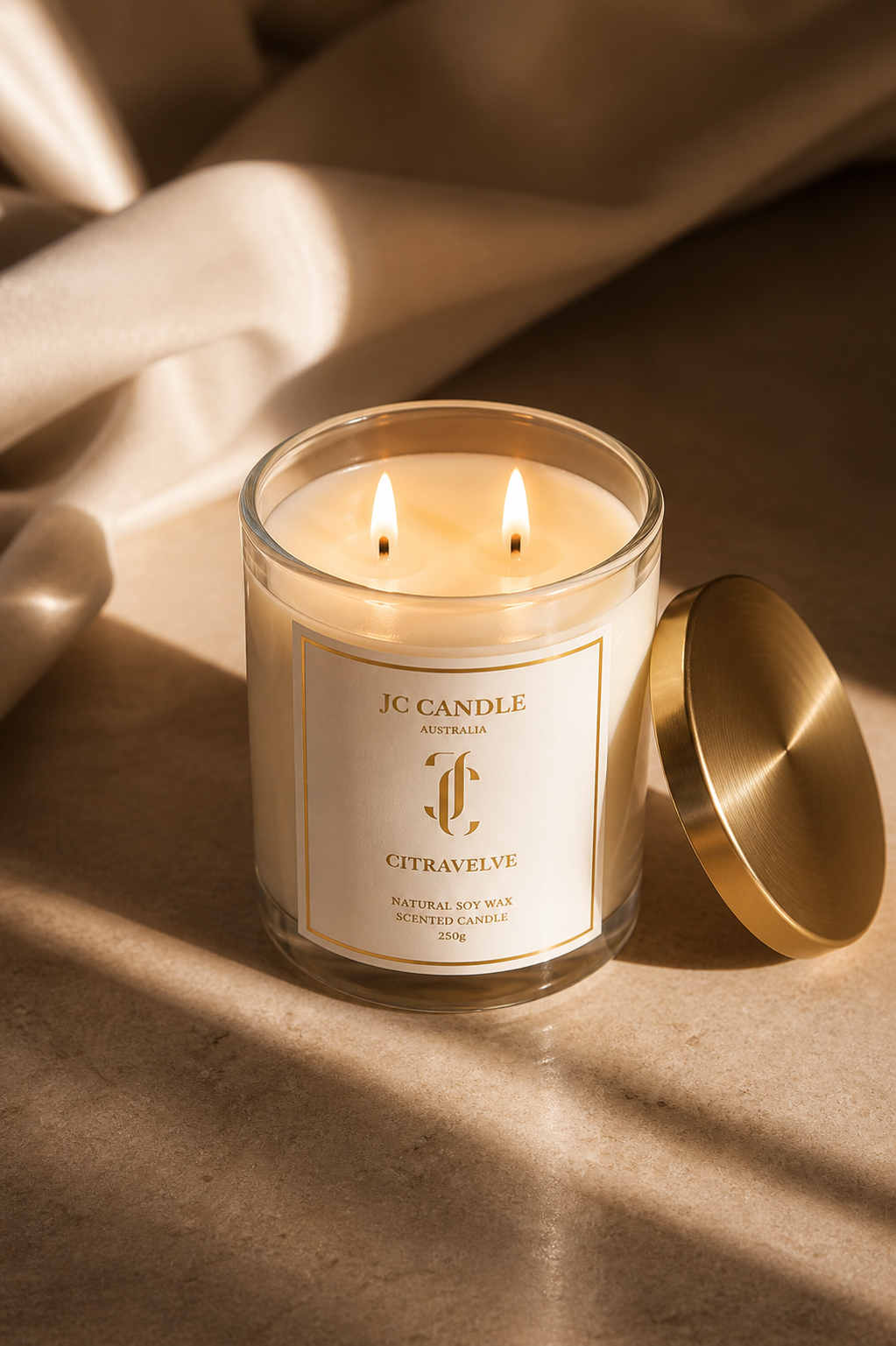 CITRAVELVE – Soy Wax Candle (250g)