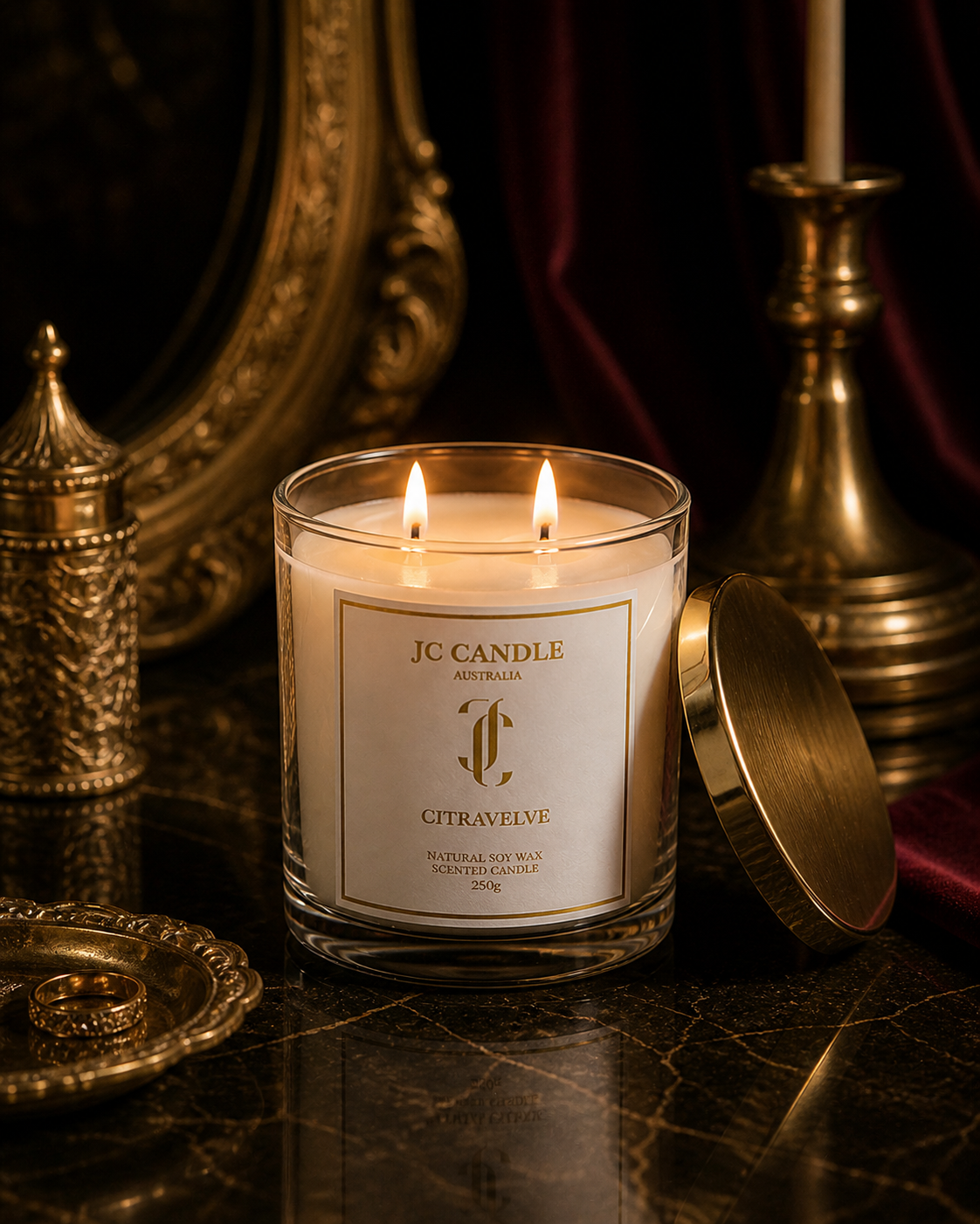 CITRAVELVE – Soy Wax Candle (250g)